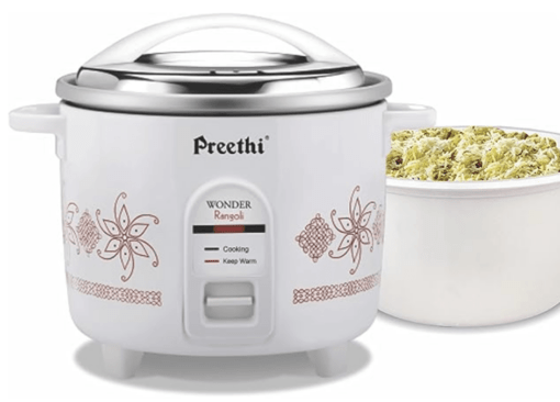 Preethi RC-320 A18 Electric Rice Cooker  (1.8 L, White) - Image 3